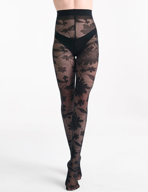 ALTEA BOLD FLORAL TIGHT - NERO