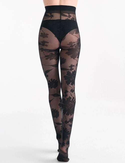ALTEA BOLD FLORAL TIGHT - NERO
