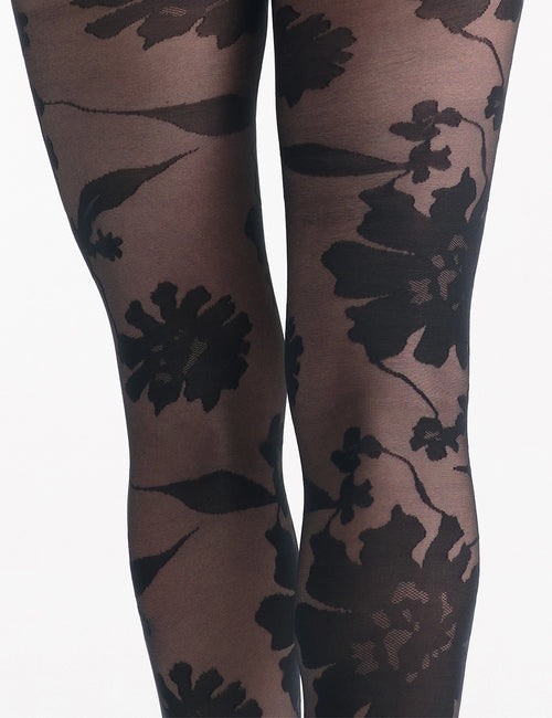 ALTEA BOLD FLORAL TIGHT - NERO