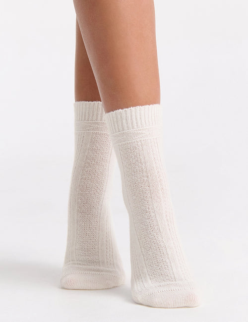 CAMELLA CREW SOCK - CREME