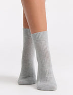 CAMELLA CREW SOCK - GREY MARLE