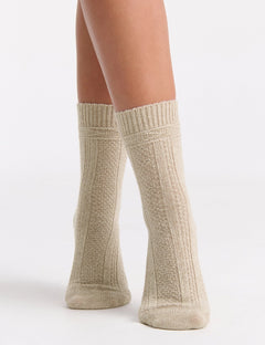 CAMELLA CREW SOCK - OATMEAL