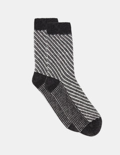 CLARA CHEVRON CREW - SHADOW