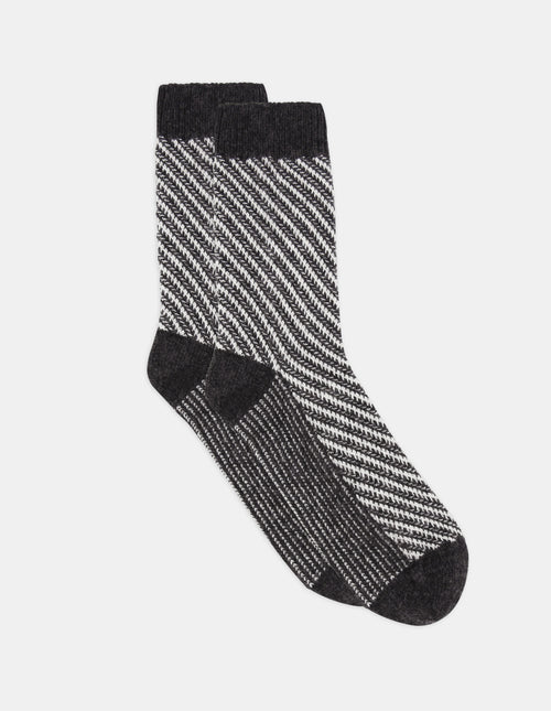 CLARA CHEVRON CREW - SHADOW