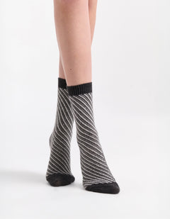 CLARA CHEVRON CREW - SHADOW