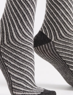 CLARA CHEVRON CREW - SHADOW