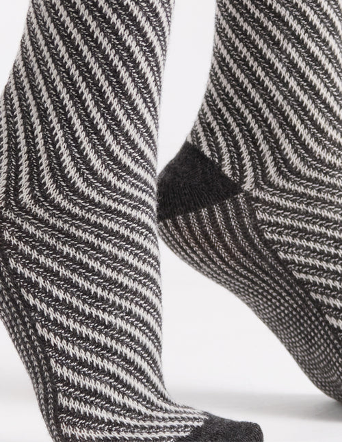 CLARA CHEVRON CREW - SHADOW