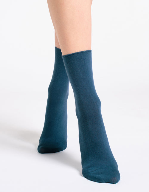 COMFORT TOP SOCK 3PP - GREY/MILK/JEWEL