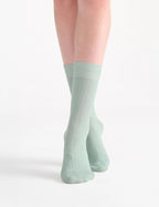 IDA CLASSIC RIB CREW SOCK - GELATO