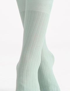 IDA CLASSIC RIB CREW SOCK - GELATO