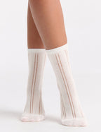 MILENA CREW SOCK - BIANCO