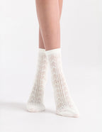 MIA POINTELLE SOCK - CREME