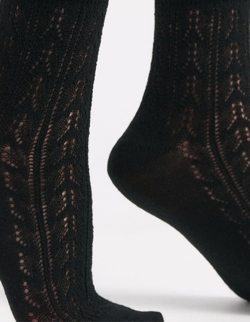 MIA POINTELLE SOCK - NERO