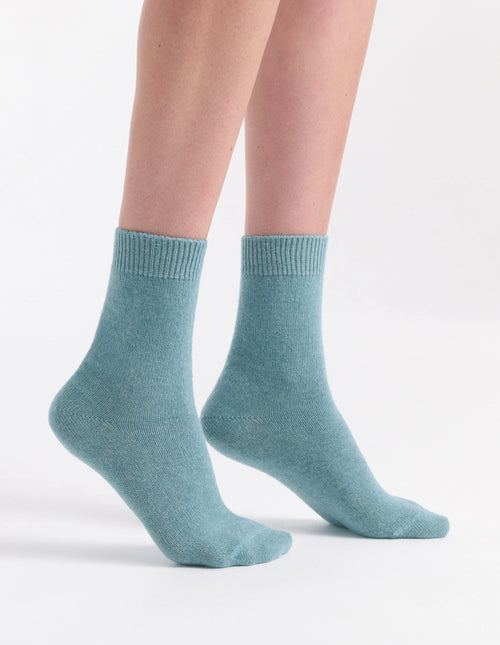 PINA CREW SOCK - SEAGLASS