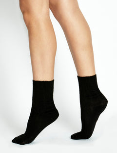 NINA CREW SOCK - NERO