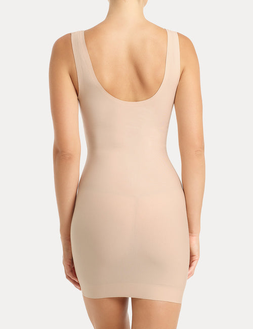 COTTON SHAPING SLIP - NUDE