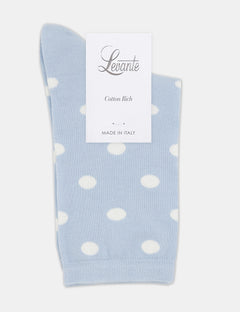 GIGI SPOT CREW SOCK - CAPRI
