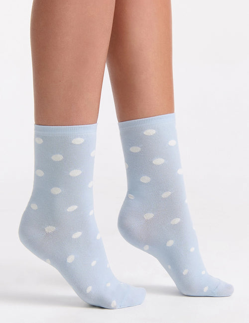 GIGI SPOT CREW SOCK - CAPRI