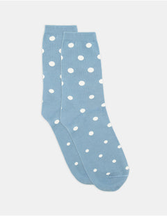 GIGI SPOT CREW SOCK - TIDE