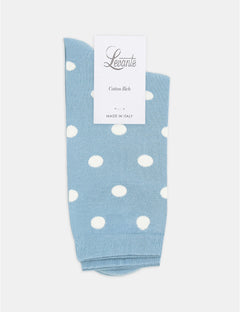 GIGI SPOT CREW SOCK - TIDE