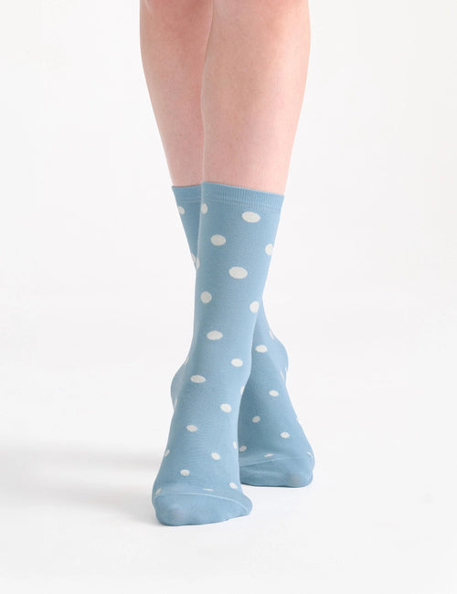 GIGI SPOT CREW SOCK - TIDE