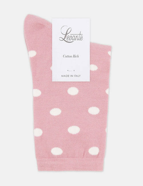 GIGI SPOT CREW SOCK - TULIP