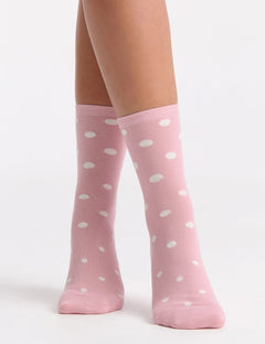 GIGI SPOT CREW SOCK - TULIP
