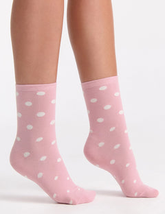 GIGI SPOT CREW SOCK - TULIP