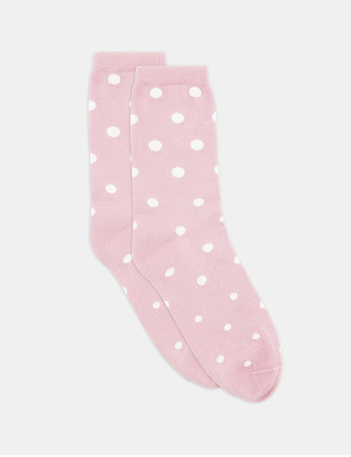 GIGI SPOT CREW SOCK - TULLE