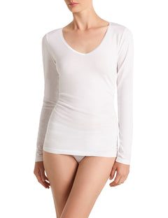 MINIMO LONG SLEEVE TOP - WHITE