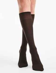 SUEDE MATTE 50 KNEE HIGH - MOCCA