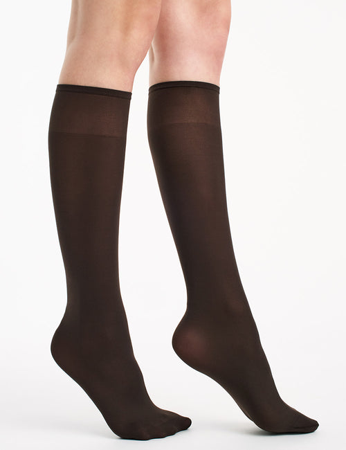 SUEDE MATTE 50 KNEE HIGH - MOCCA